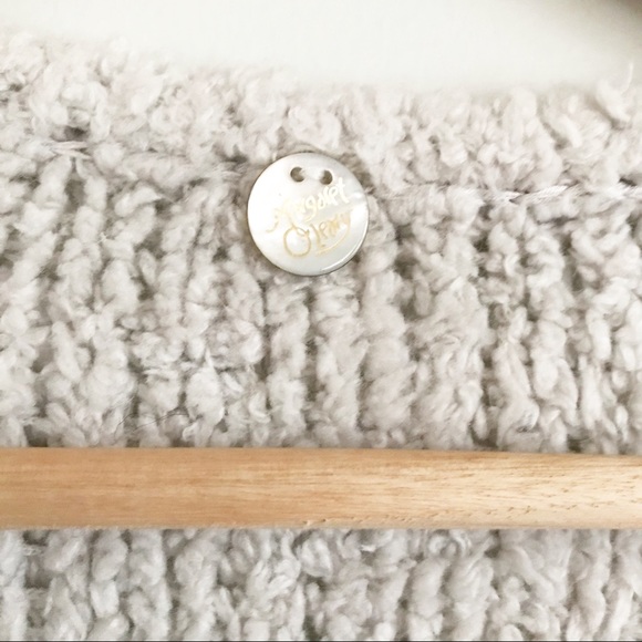 Margaret O'leary Women's XS Samantha Cashmere Blend Fringe Jacket Cardigan Cozy - Picture 3 of 6